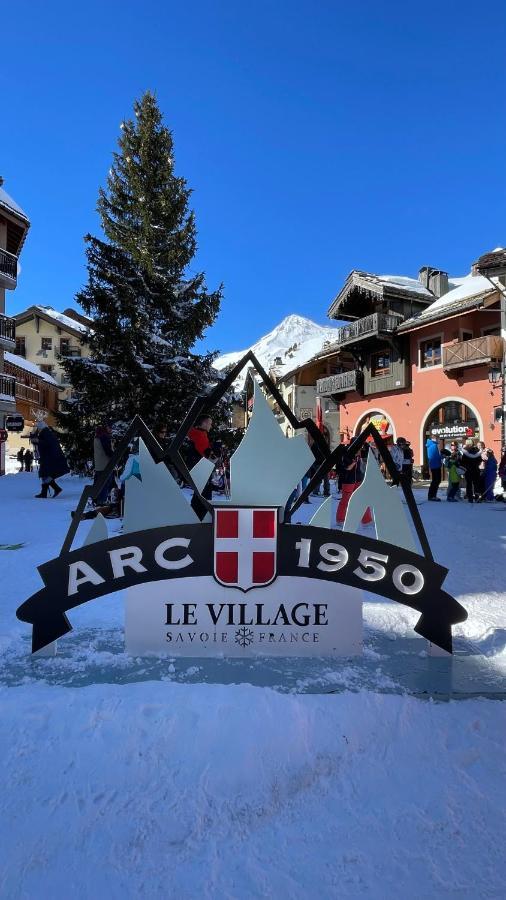 Arc 1950 - Appt 2Ch - 6 Pers - Res 5* Luxe - Piscine, Sauna, Hamman, Jacuzzi - Classe 5 Cristaux Paradiski Les Arcs  エクステリア 写真