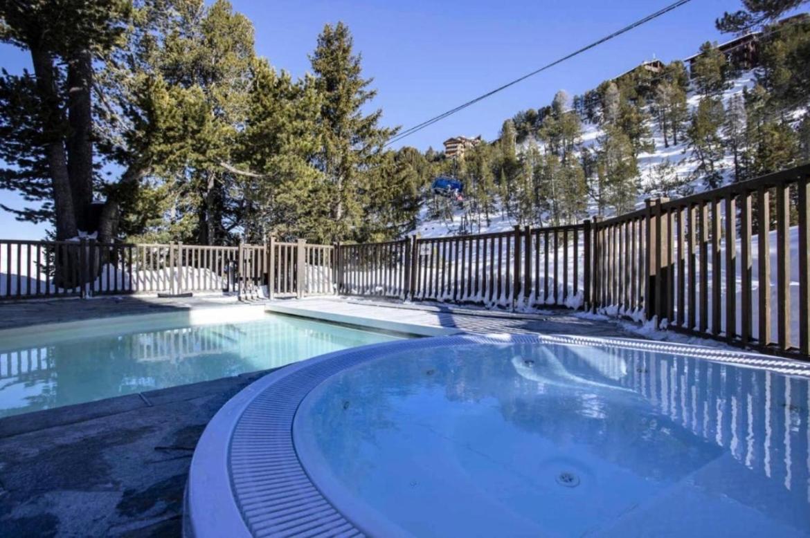 Arc 1950 - Appt 2Ch - 6 Pers - Res 5* Luxe - Piscine, Sauna, Hamman, Jacuzzi - Classe 5 Cristaux Paradiski Les Arcs  エクステリア 写真