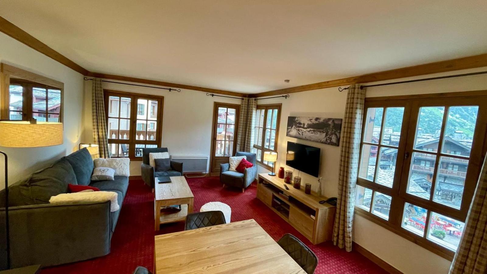 Arc 1950 - Appt 2Ch - 6 Pers - Res 5* Luxe - Piscine, Sauna, Hamman, Jacuzzi - Classe 5 Cristaux Paradiski Les Arcs  エクステリア 写真