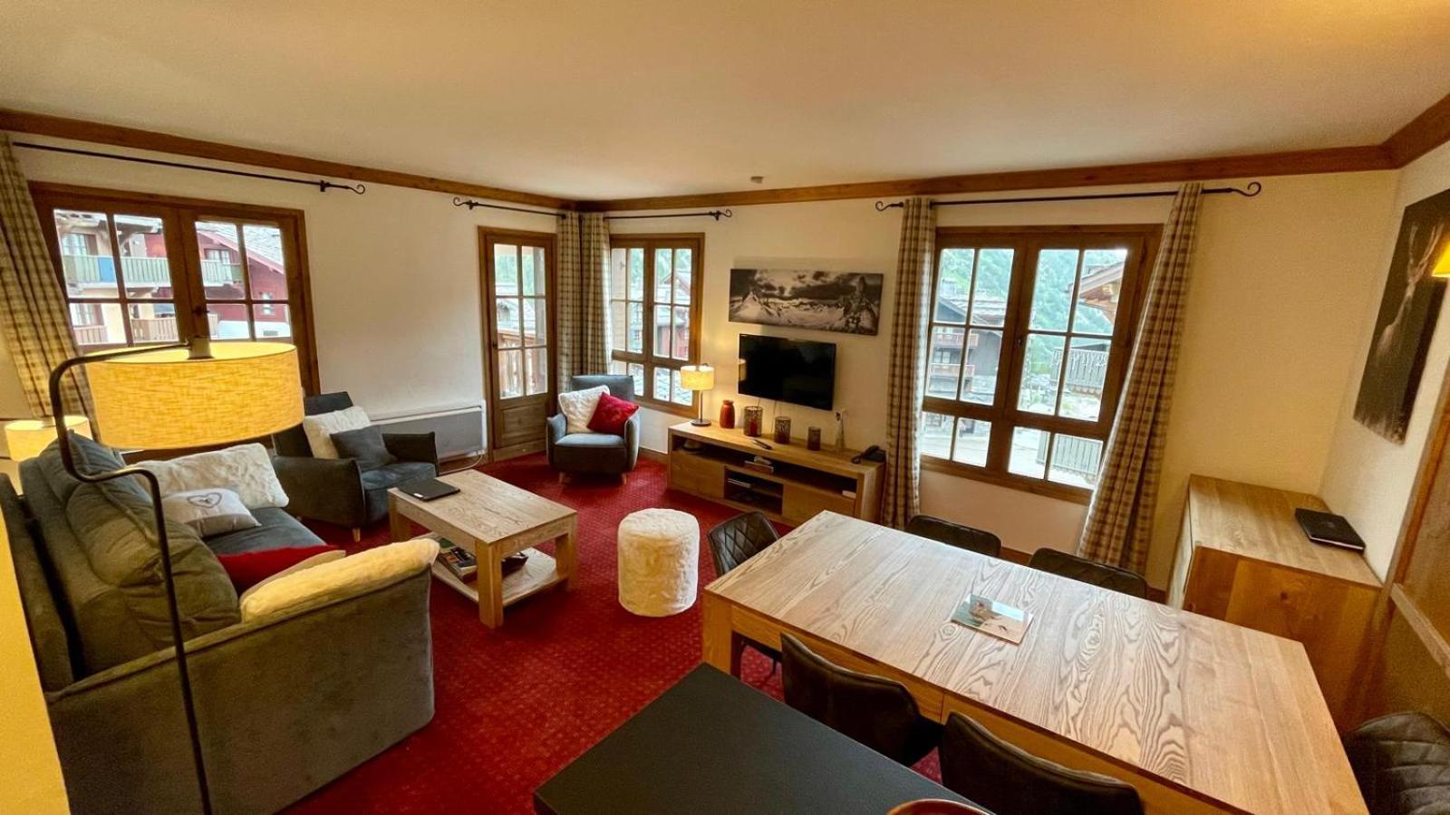 Arc 1950 - Appt 2Ch - 6 Pers - Res 5* Luxe - Piscine, Sauna, Hamman, Jacuzzi - Classe 5 Cristaux Paradiski Les Arcs  エクステリア 写真